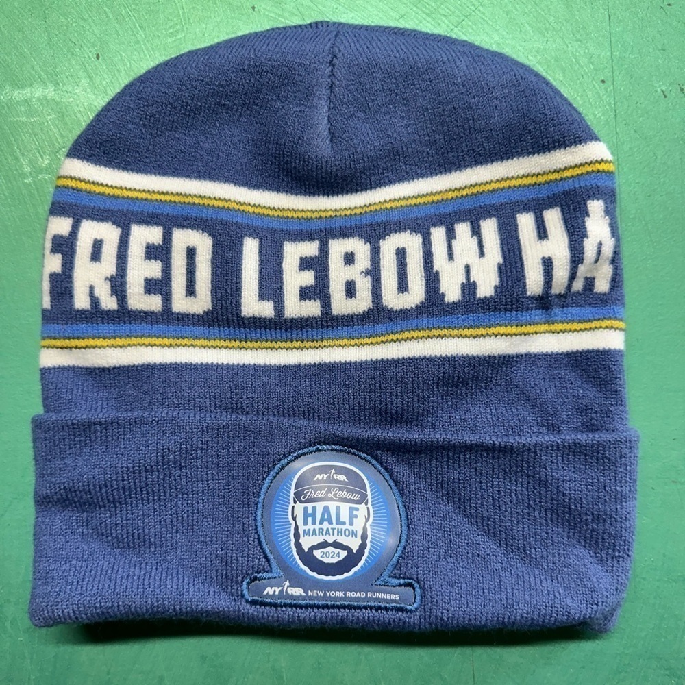 New balance Fred lebow half marathon beanie hat New York road runners